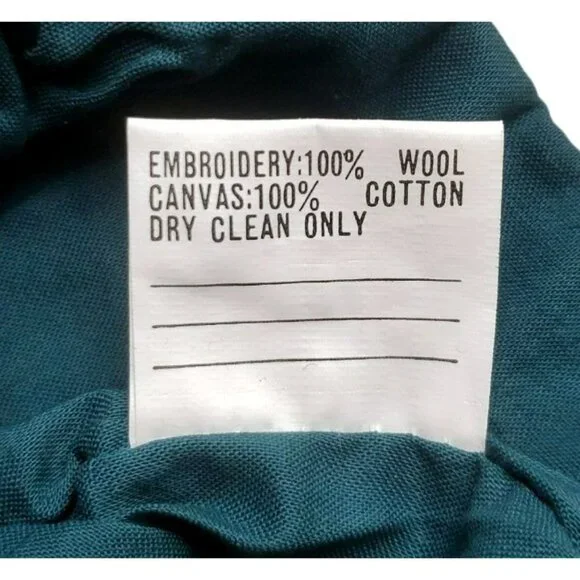 Rare Wizard Of Oz Needlepoint Christmas Stocking Wool Rainbow Dorothy Holiday 18 - Picture 8 of 14